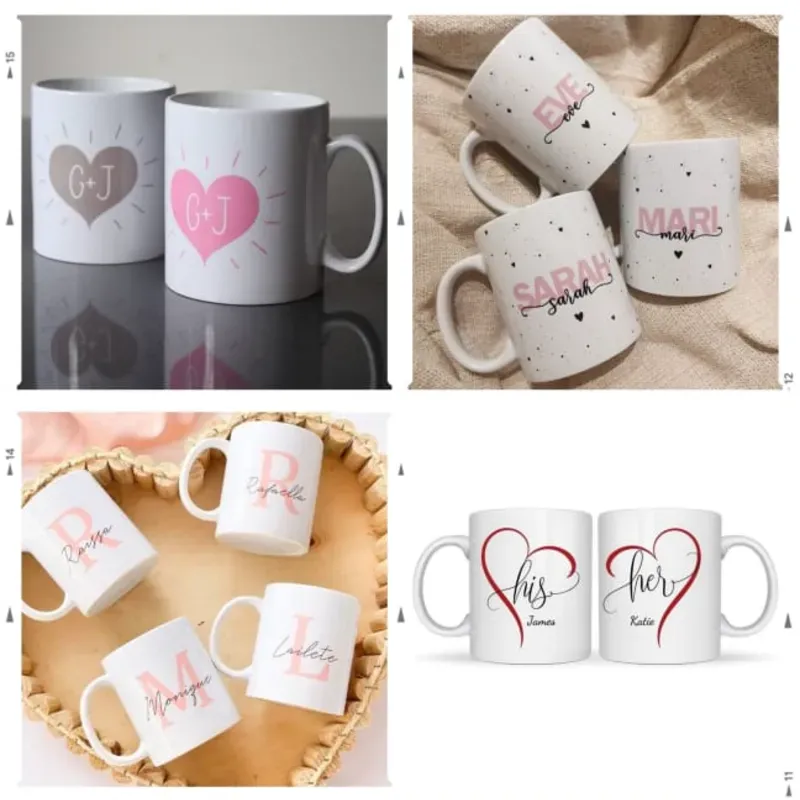 TAZAS CILÍNDRICAS ESTÁNDAR BLANCAS