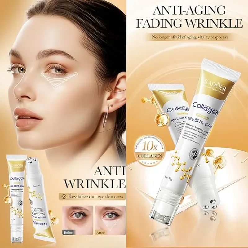 Contorno de ojos de COLAGENO de la marca SADOER 🩷✨️