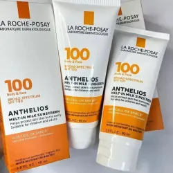 La Roche-Posay Anthelios Protector Solar de Leche para Cara y Cuerpo SPF 100