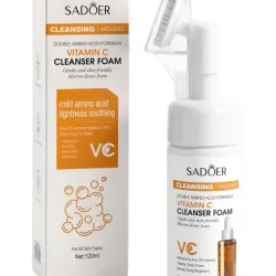 Limpiador facial con cepillo de Vitamina C  Sadoer