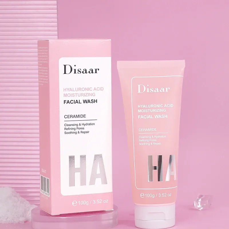 Limpiador Facial Hidratante con Ceramida y Ácido hialurónico