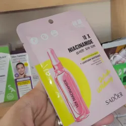 Mascarilla de Niacinamida ×10 marca Sadoer