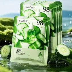 Mascarilla Facial Refrescante e Hidratante de Pepino