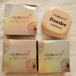 POLVO COMPACTO FAVORBEAUTY (DOBLE) ✨💕•POLVO COMPACTO FAVOR BEAUTY•💕✨