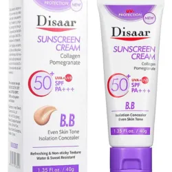Protector solar con color de colágeno SPF 50+ Disaar