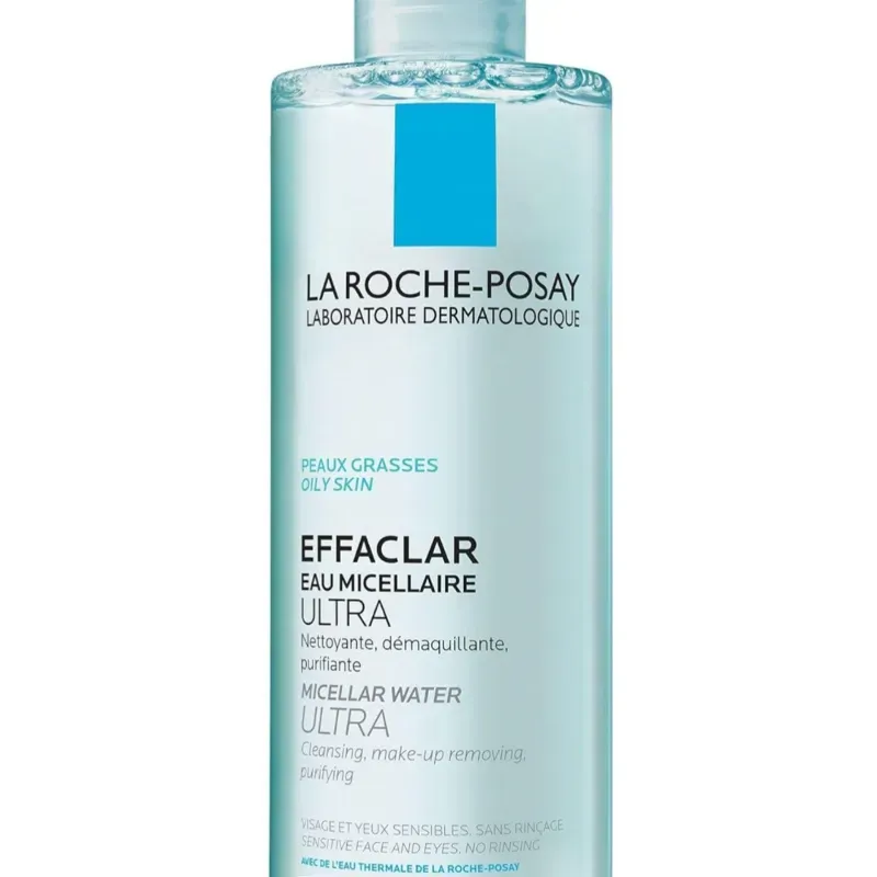 Agua Micelar Desmaquillante para piel grasa, effaclar La Roche Posay 200 ml