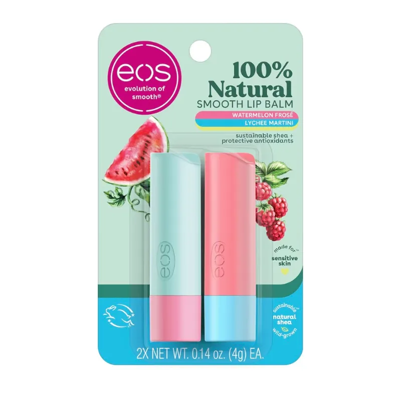 Bálsamo labial de melón y frambuesa Eos