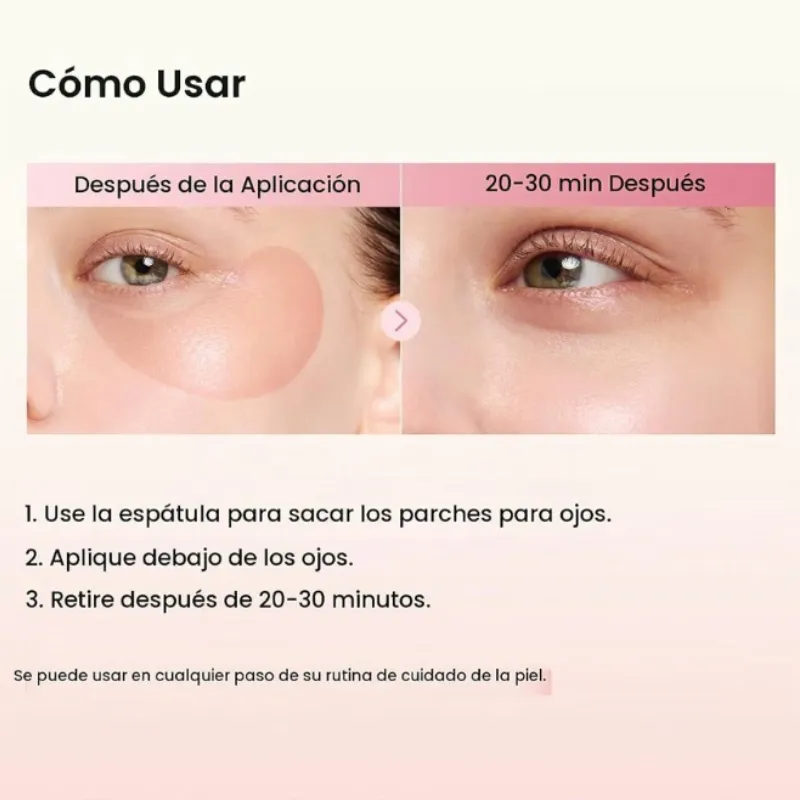 BIODANCE Parches de hidrogel para debajo de los ojos, péptido de colágeno, antiarrugas y líneas finas (60 unidades)