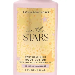 Body lotion in the stars