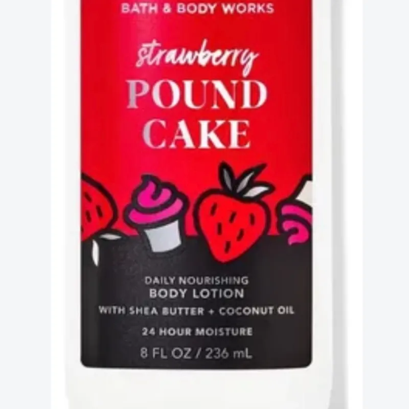 Body lotion Strawberry Pound Cake