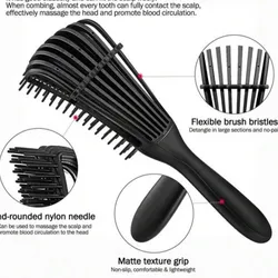 Cepillo definición de rizos
