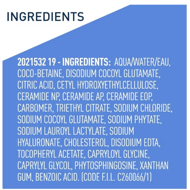 CeraVe Baby Champú y Gel de Baño 2 en 1 con Vitamina E para Cabello y Piel, 473 ml