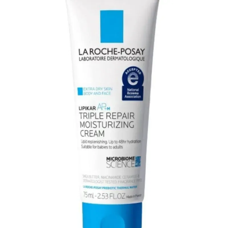Crema hidratante triple reparadora con manteca de karité y niacinamida, La Roche Posay 75 ml