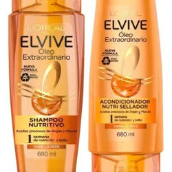 Juego de shampoo y acondicionador L’Oréal 680 ml