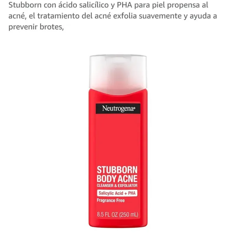 Limpiador Corporal con ácido salicílico Neutrogena 8.5 oz