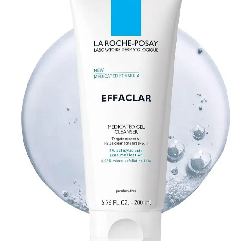 Limpiador  Effaclar en gel con ácido salicílico al 2% La Roche Posay 200 ml 