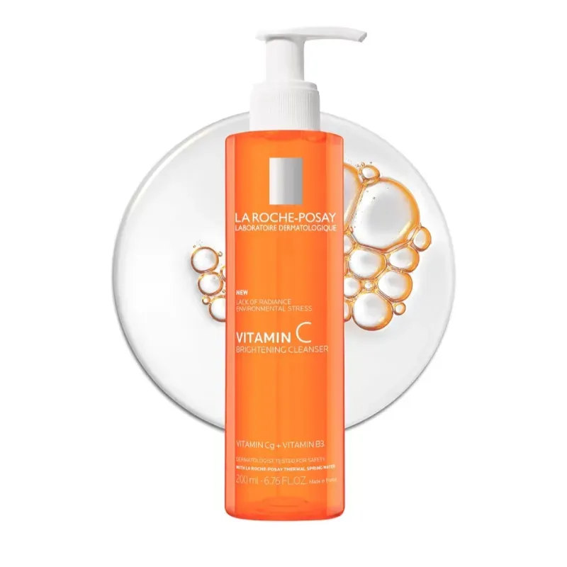 Limpiador facial con iluminador con Vitamina C La Roche Posay 200 ml