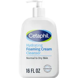 Limpiador facial espumoso para piel seca Cetaphil 16 oz