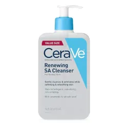 Limpiador Facial Renewing Cleanser CeraVe 16 oz - piel grasa con textura 