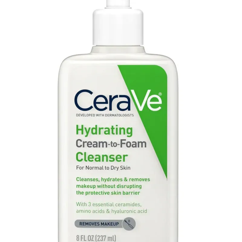 Limpiador hidratante y desmaquillante CeraVe 8 oz