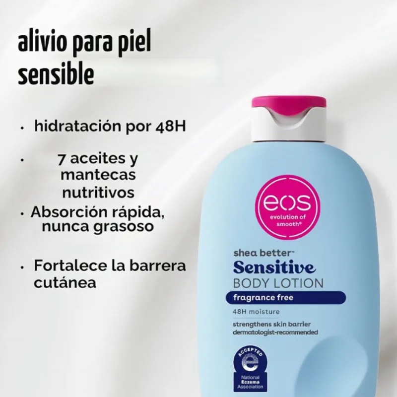 Loción Eos piel sensible