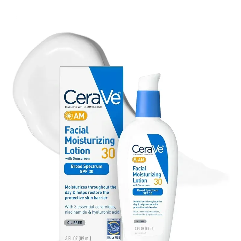Loción hidratante con protector solar spf 30 CeraVe 
