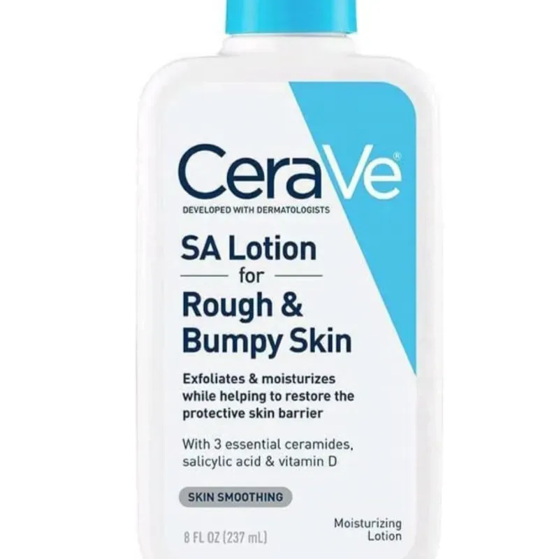 Loción para piel áspera y con bultos, contiene ácido salicílico CeraVe 8 oz
