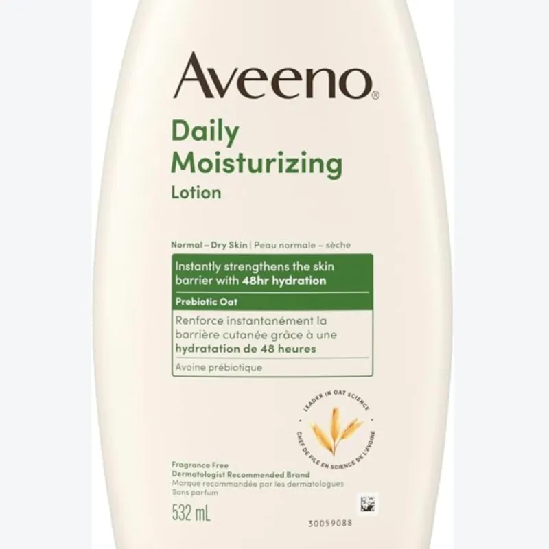 Lotion Aveeno sin fragancia para piel normal-dry skin