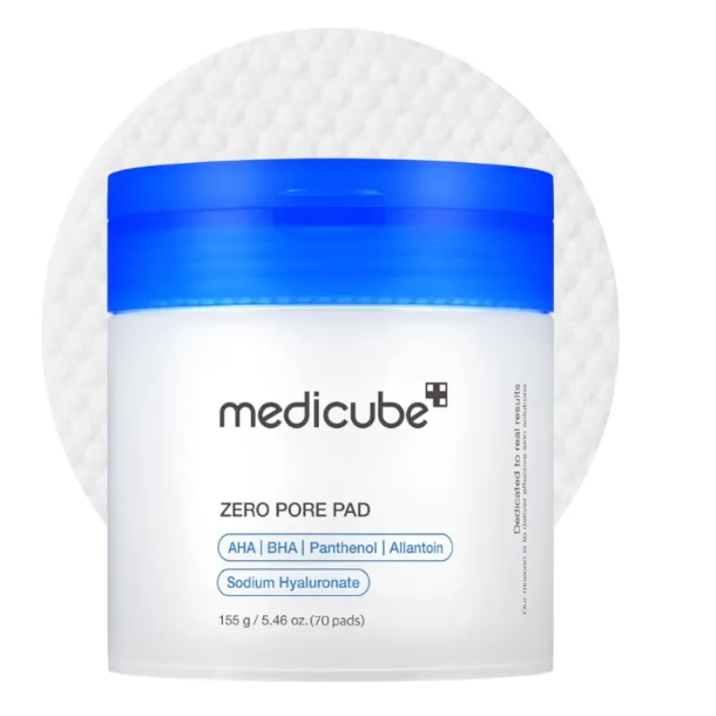 medicube Almohadillas de tóner Zero Pore Pad 2.0 para exfoliación