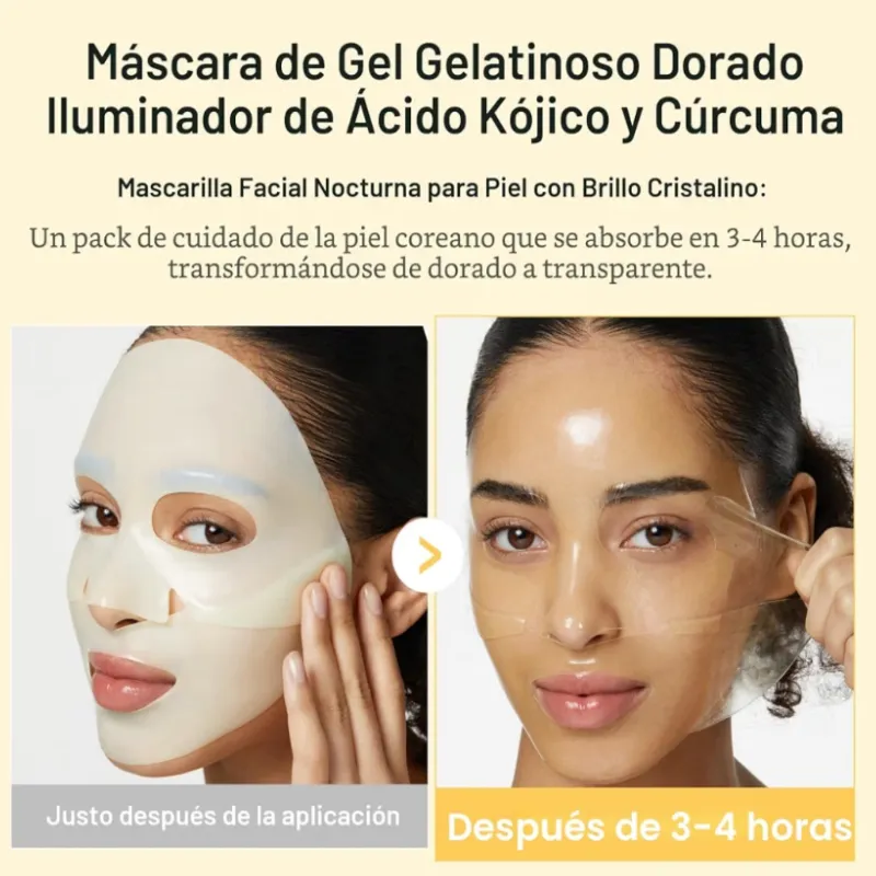 Medicube Máscara facial nocturna para piel brillante de cristal, elasticidad, hidratación, reafirmante y mejora el resplandor