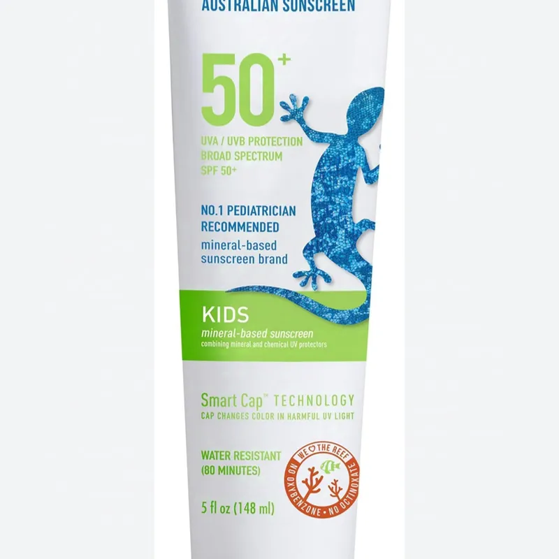 Protector solar de niños spf 50 + con zinc Blue Lizard 5oz 