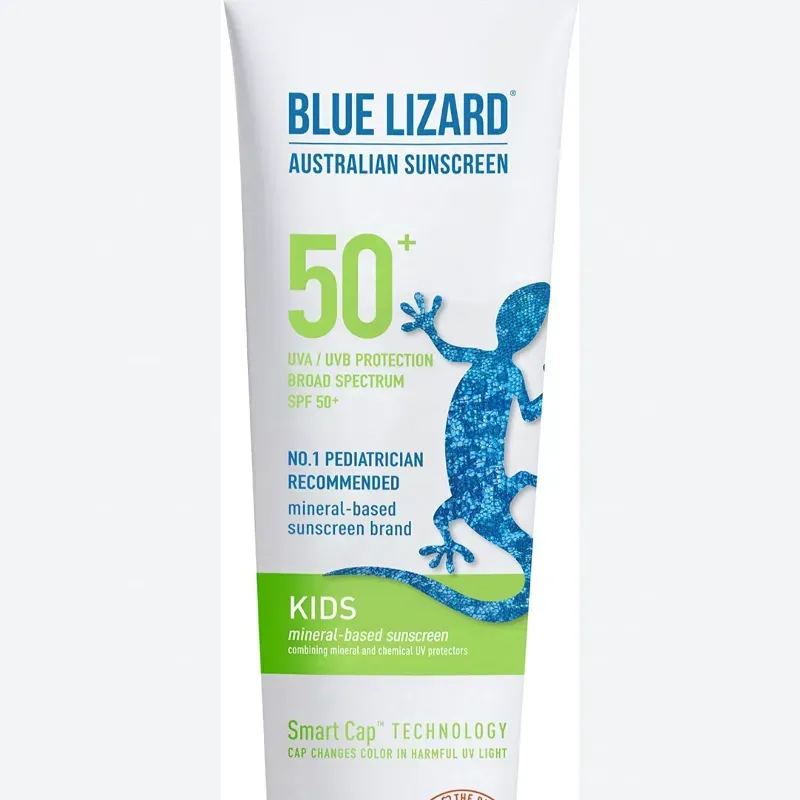 Protector solar de niños spf 50 + con zinc Blue Lizard 5oz 