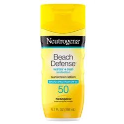 Protector solar en crema Spf 50 Beach Defense 6.7 oz
