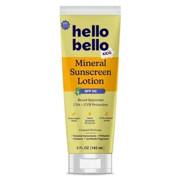 Protector solar en crema Spf 50 Hello Bello 5 oz