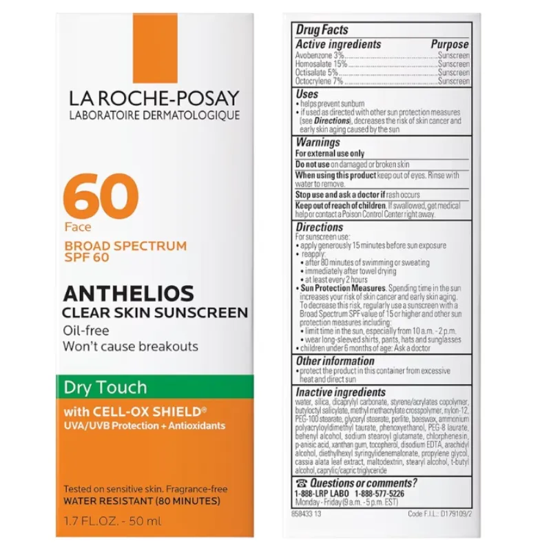 Protector solar Facial Dry Touch La Roche Posay 50 ml