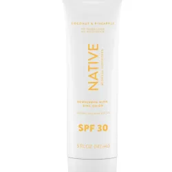 Protector solar mineral con zinc Native 5 Oz Coconut & Pineapple