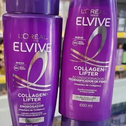 Shampoo y acondicionador L’Oréal ELVIVE COLLAGEN LIFTER