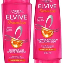Shampoo y acondicionador L’Oréal ELVIVE dream liso