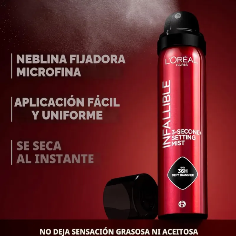 Spray fijador de maquillaje  L’Oreal paris
