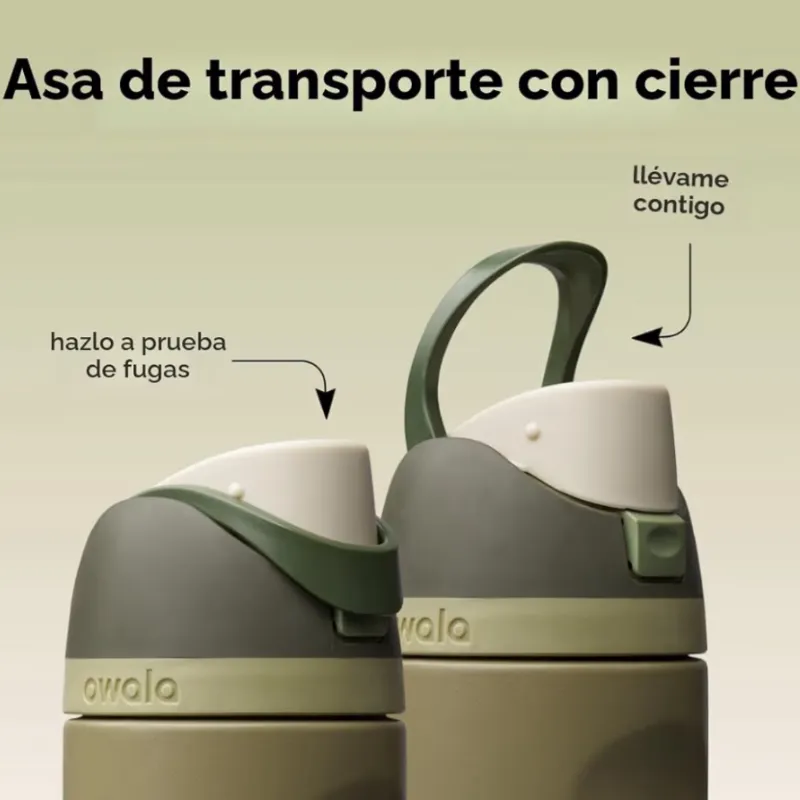 Termo Owala 24 oz verde olivo