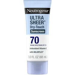 Ultra sheer en crema Neutrogena spf 70  (3 oz)