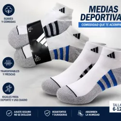 Medias Adidas Hombre Pack de 6