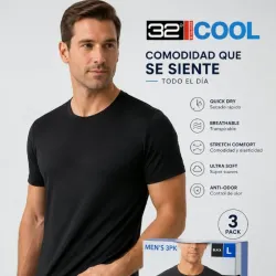 Pullover Hombre Paquete de 3 Negro