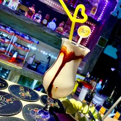 Batido de helado de mantecado 