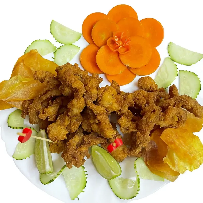 Fajitas de cerdo empanadas