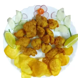 Fajitas de pollo empanadas 