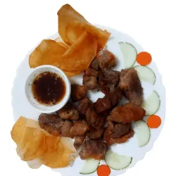 Masas de cerdo fritas 