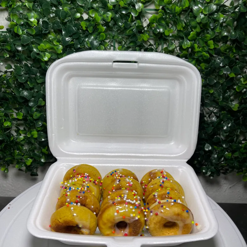 Mini donitas leche condensada 