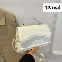 Cartera pequeña blanca