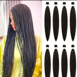 Pelo para trenzas negro